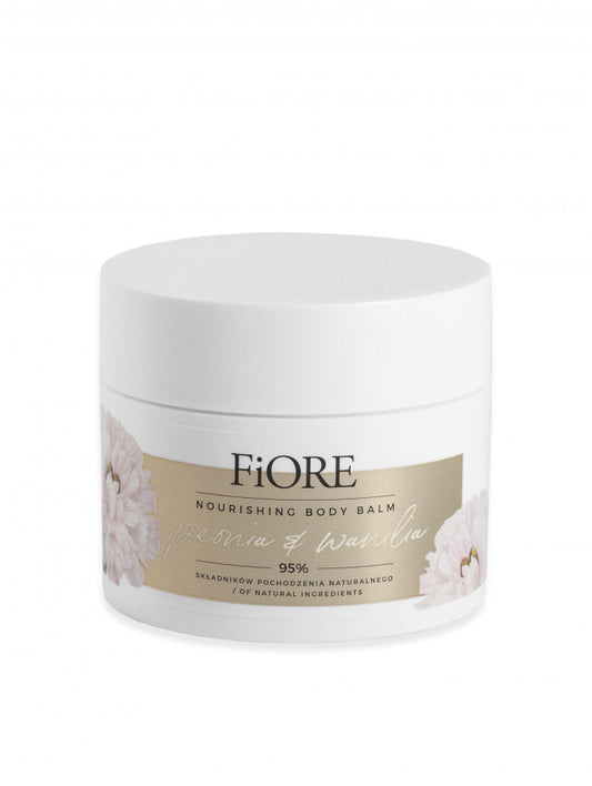 Baume naturel nourrissant pour les jambes et le corps PIVOINE & VANILLE BODY BALM Fiore