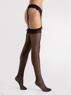 Bas jarretelles nylon 20 deniers chair femme Fiore Justine - Élégance classique fiore