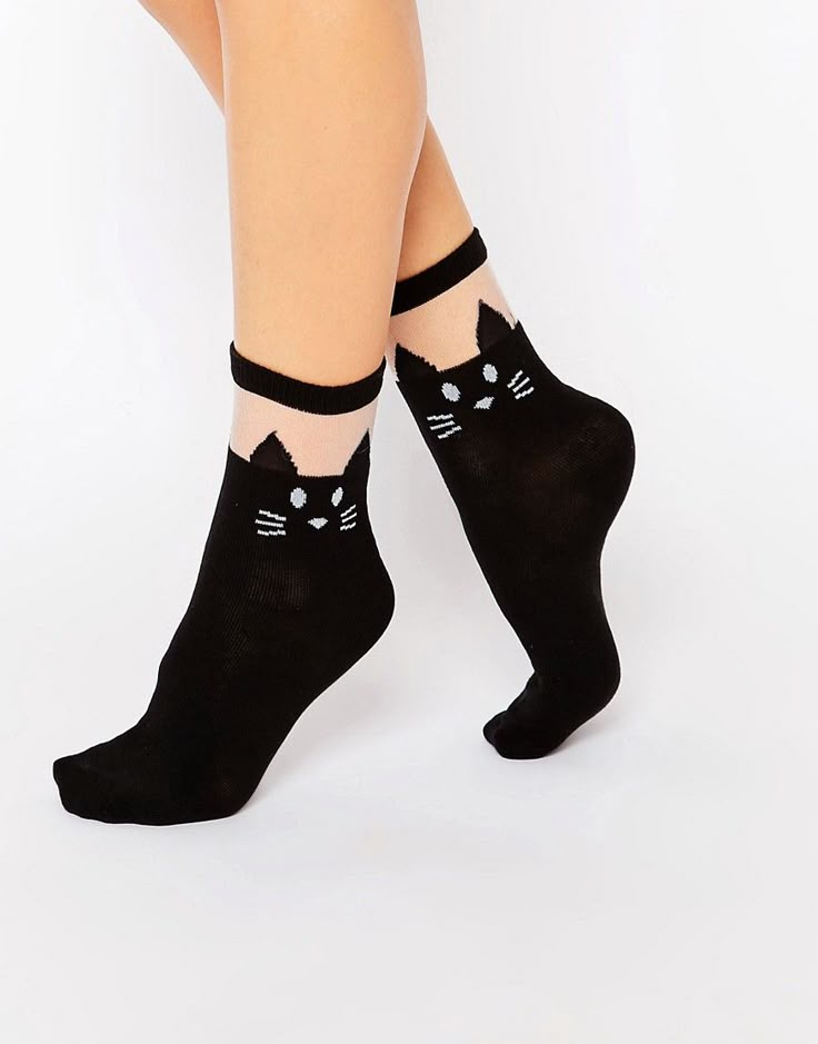 Socquettes "Chat noir" - leg Avenue