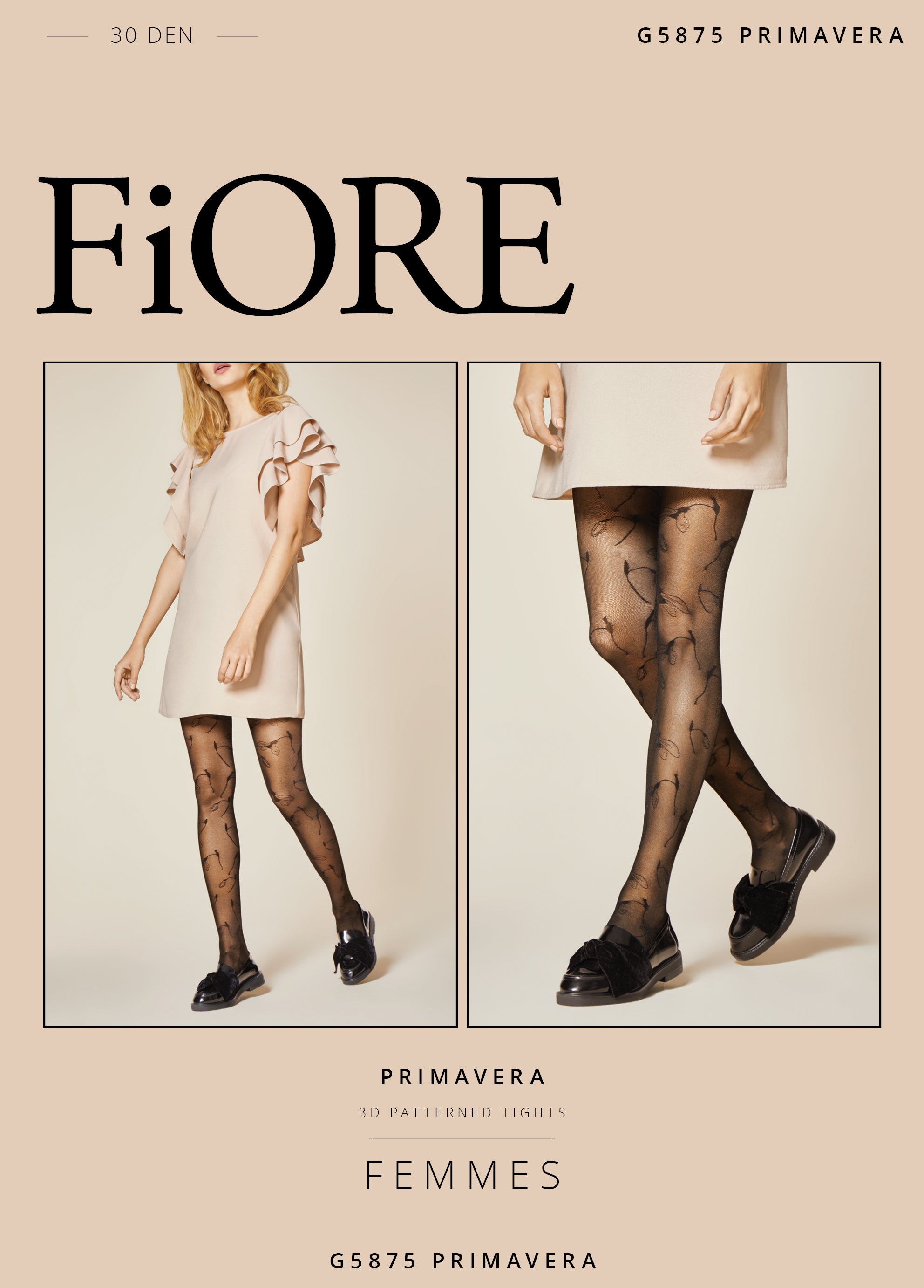 Collant Primavera 30 DEN Fiore