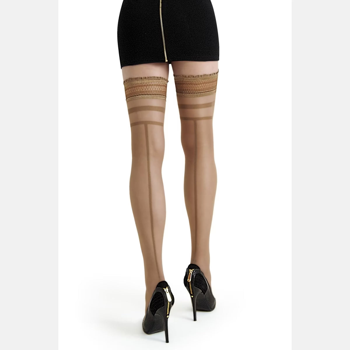 Bas autofixants couture CLAUDIA 20 Den Chair Legg Story Legg Story