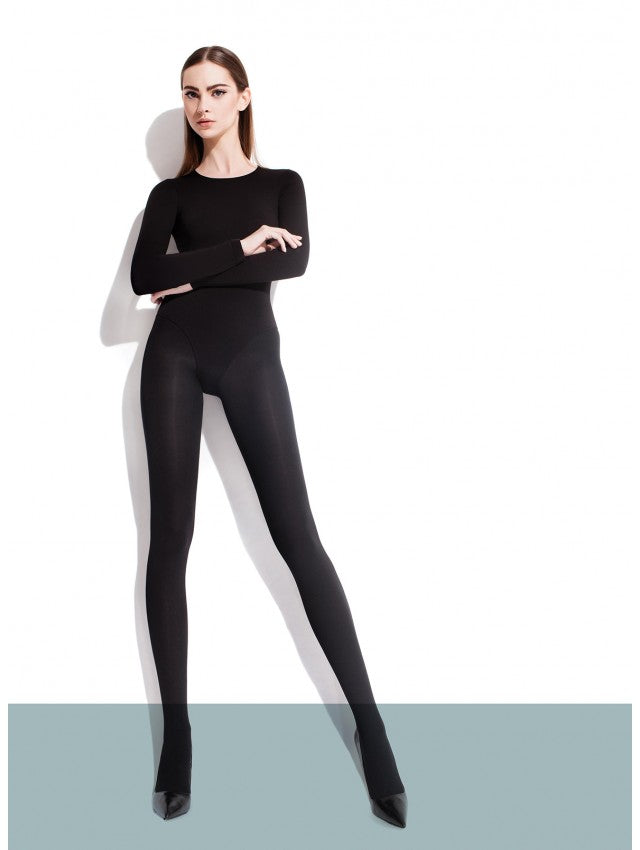 Collant femme opaque Fiore Olga 100 deniers noir