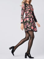 Collant à motif et couture latérale OPRAH de Fiore