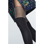 Collant à motif chaussettes hautes microfibre 40 Den Bombardino